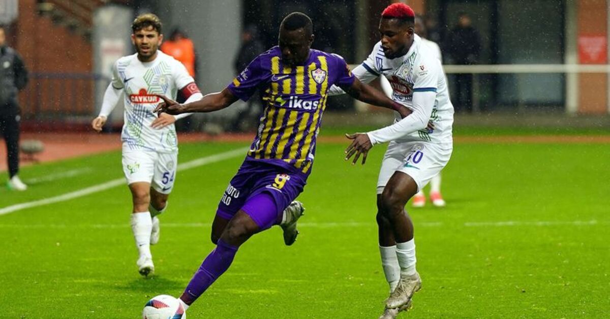 Eyüpspor: 1 – Çaykur Rizespor: 2 | MAÇ SONUCU