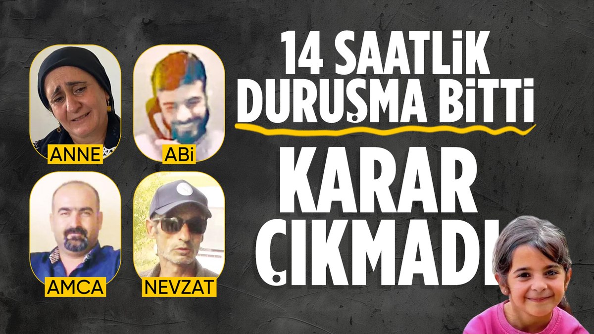 Narin Güran cinayeti davasının ikinci duruşmasında da karar çıkmadı